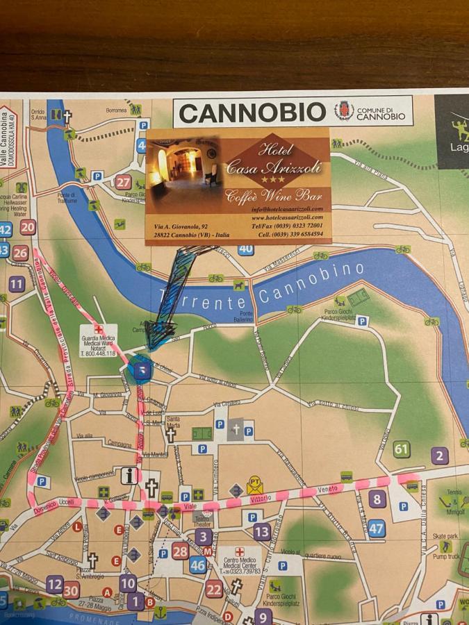 Hotel Casa Arizzoli Cannobio Zewnętrze zdjęcie